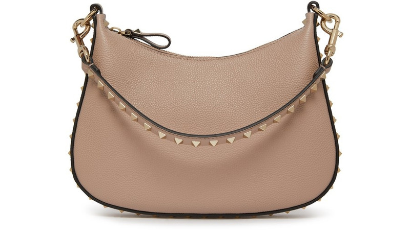 Rockstud small zippered hobo bag 4