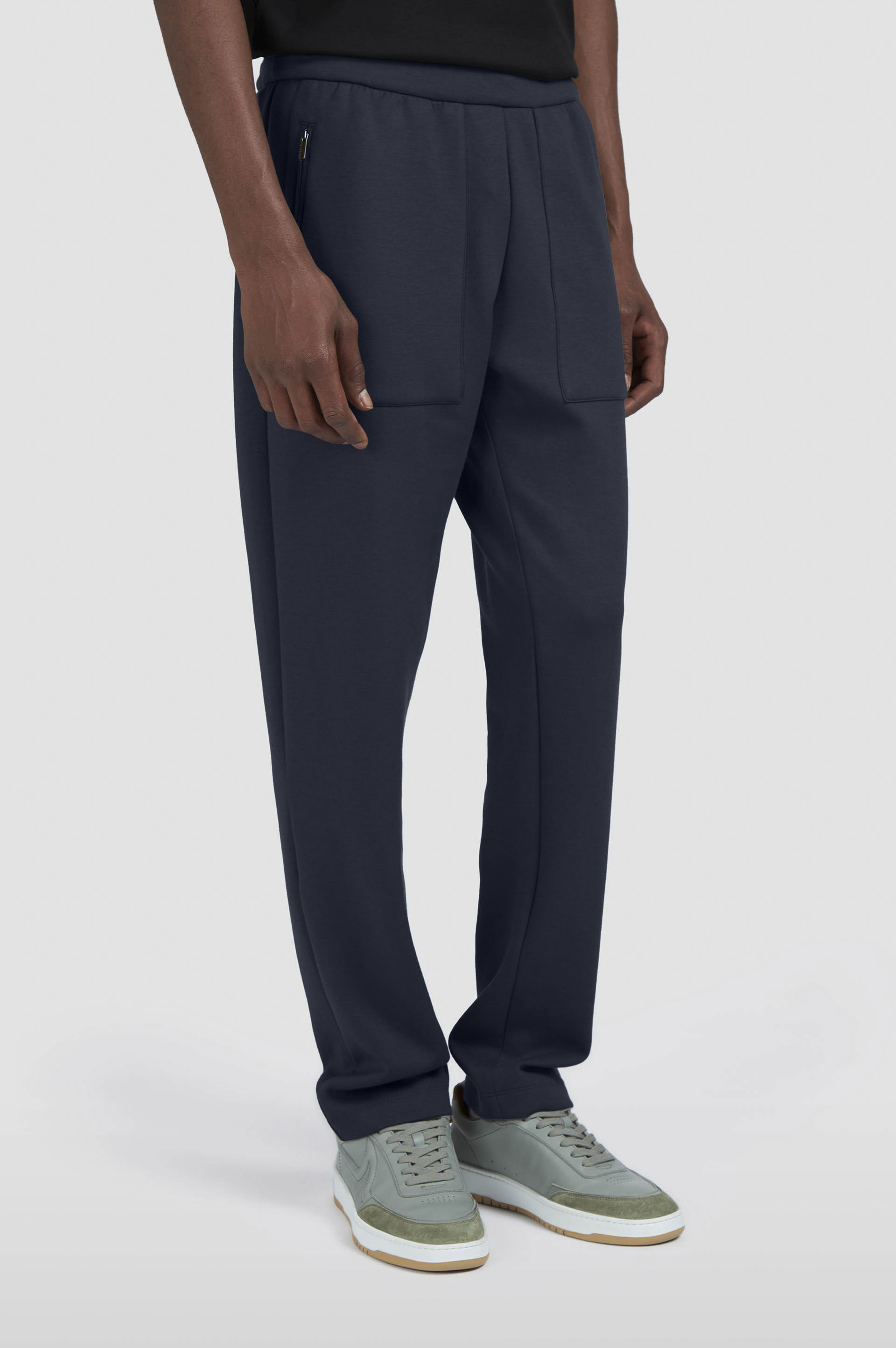 SUPIMA® COTTON TRACKPANTS WITH SHARK FIN EMBROIDERY - 6