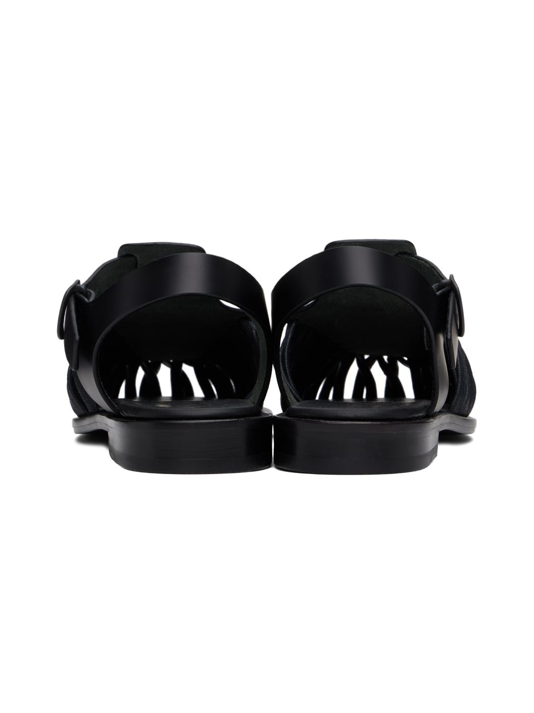 Black Alaro T-Bar Sandals - 2