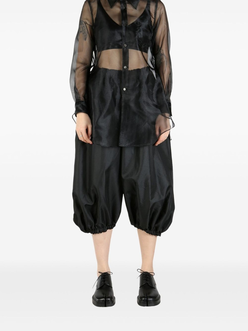 Comme Des Garçons semi-sheer shirt outlook