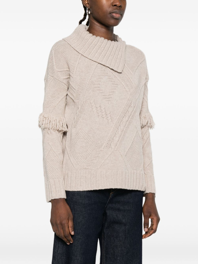 Mastro fringed sweater 3