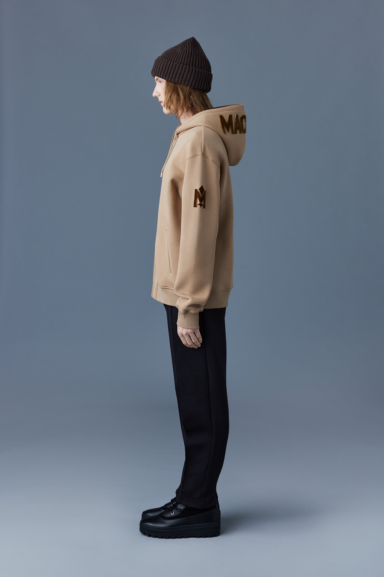 KRYS Zip-up with velvet embroidery - 3