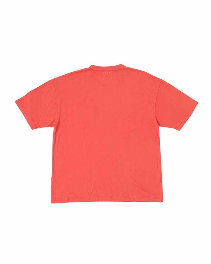 AMPLUS TEE S/S DMGD (U.D.) RED - 2