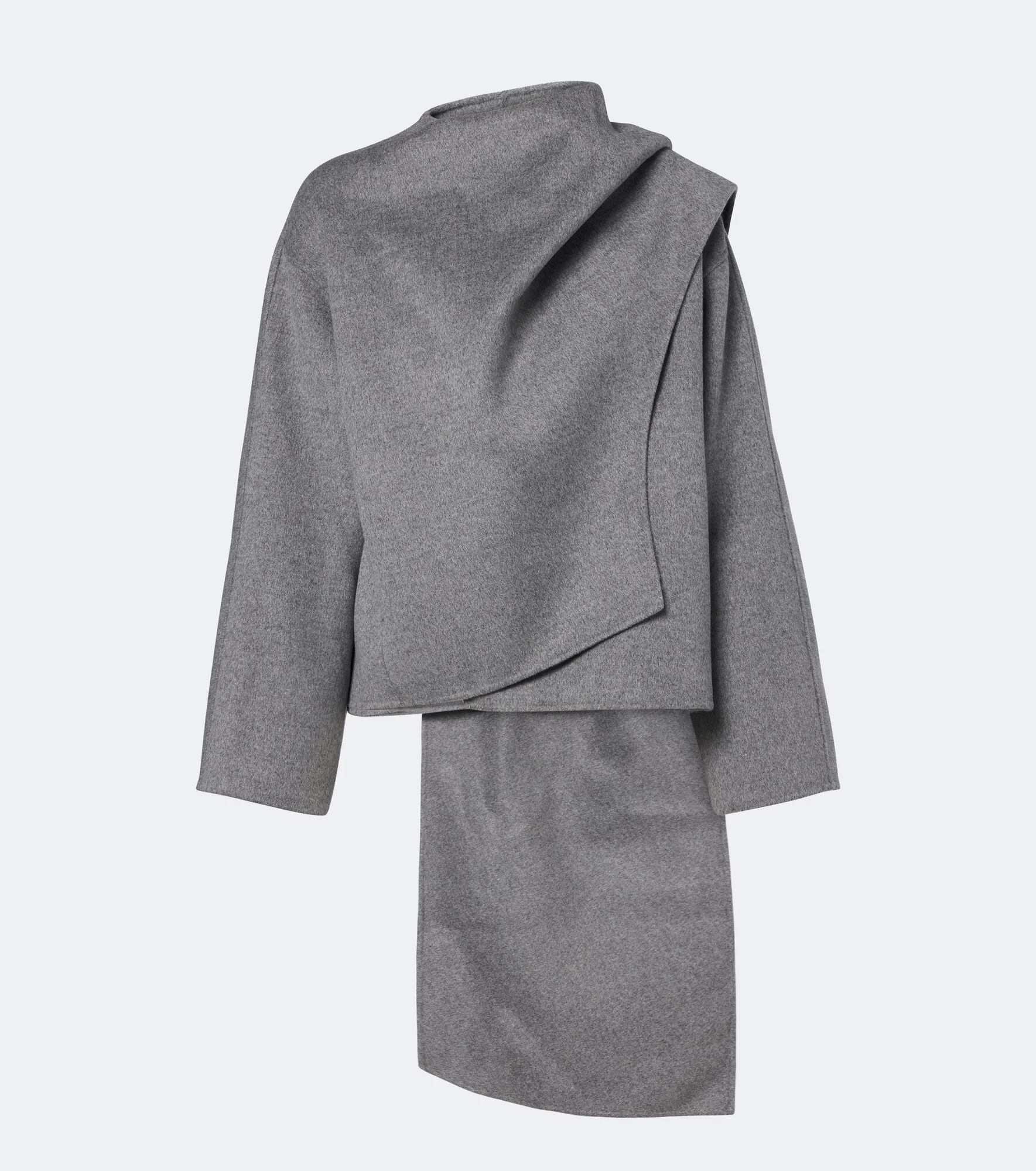 Halehurst cashmere, silk, and wool cape - 1