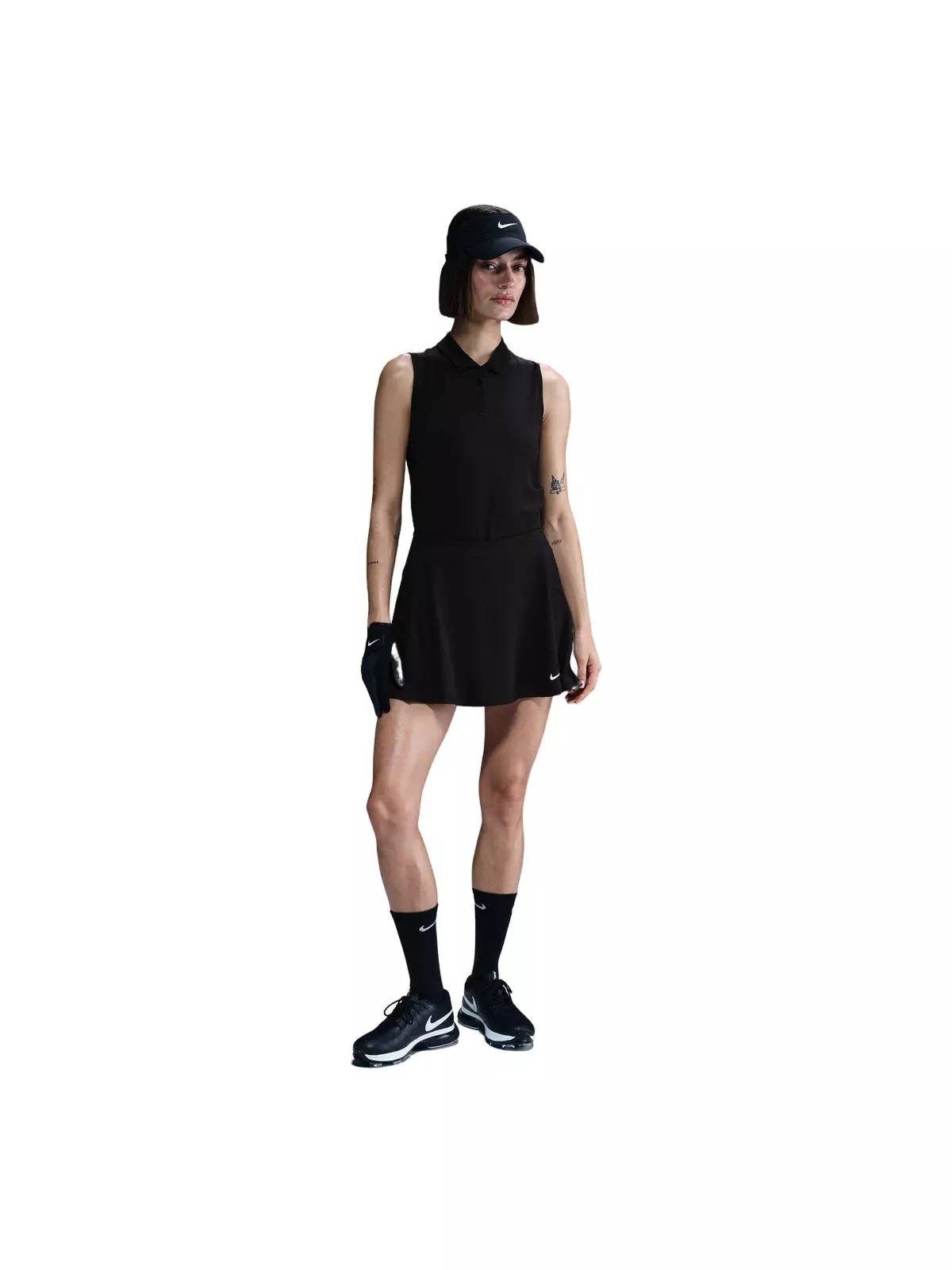 Women's Victory Dri-FIT Sleeveless Polo - Black - 4