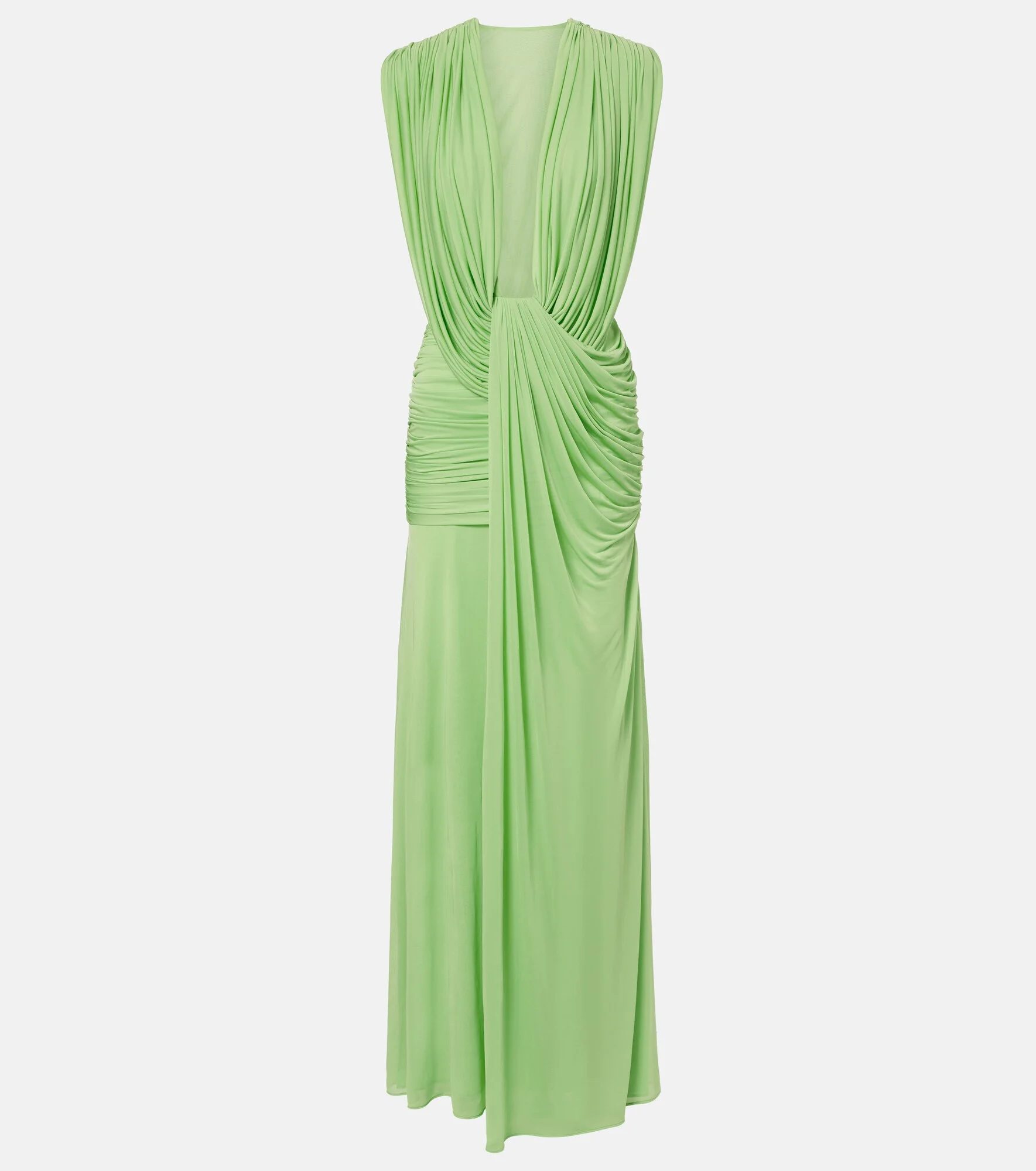 Ripple draped jersey gown - 1