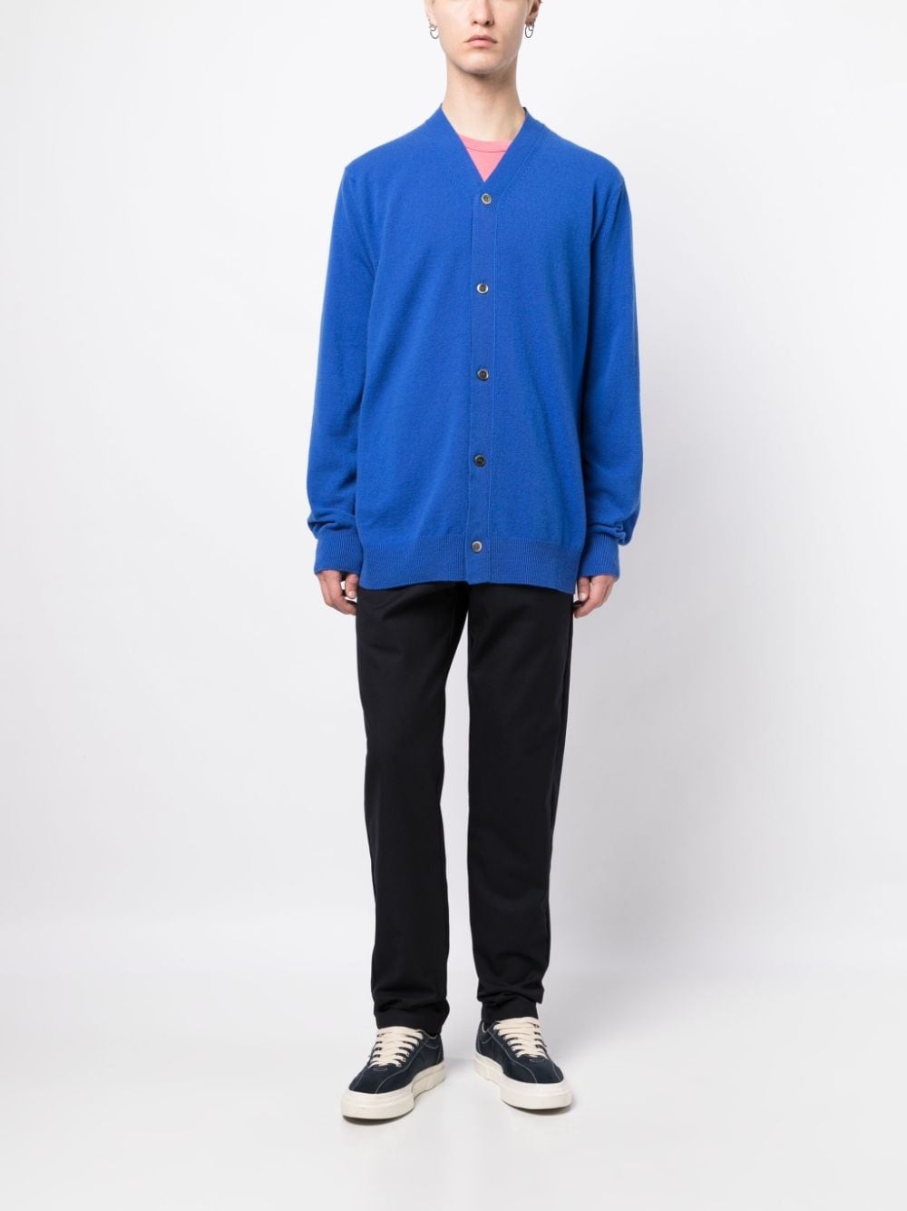 straight-leg wool tailored trousers - 2