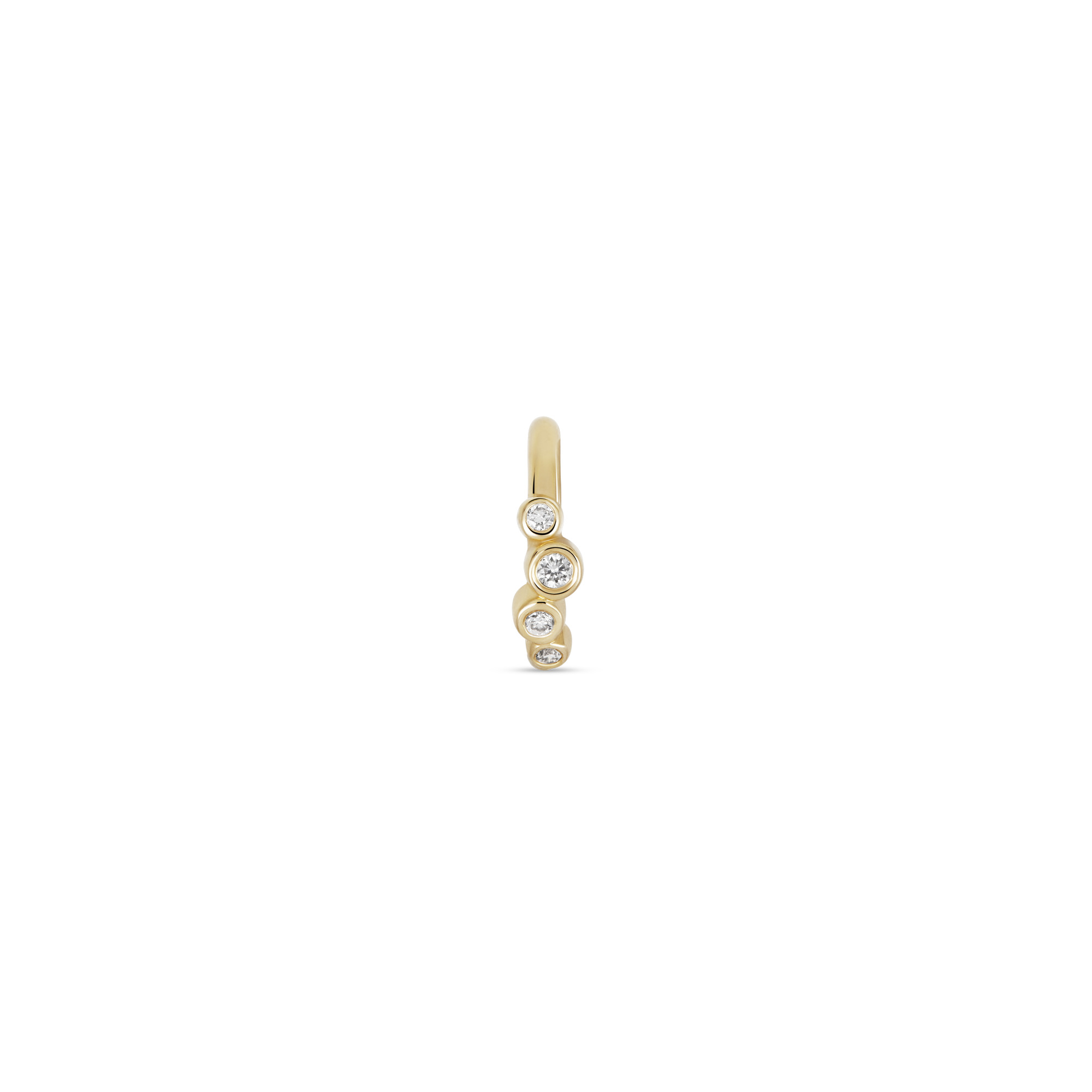 LAB-Created Diamond Bubble Up Ear Cuff - 3