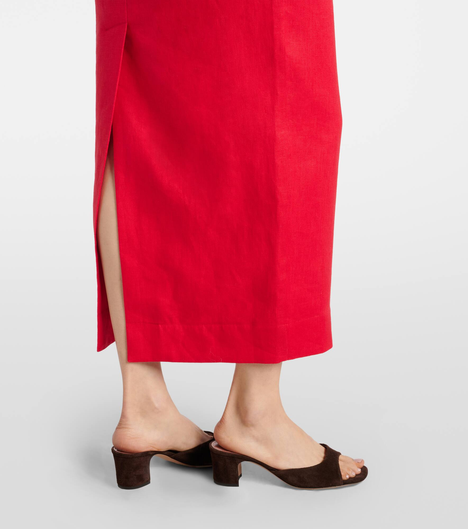 Bonnie linen pencil skirt - 5