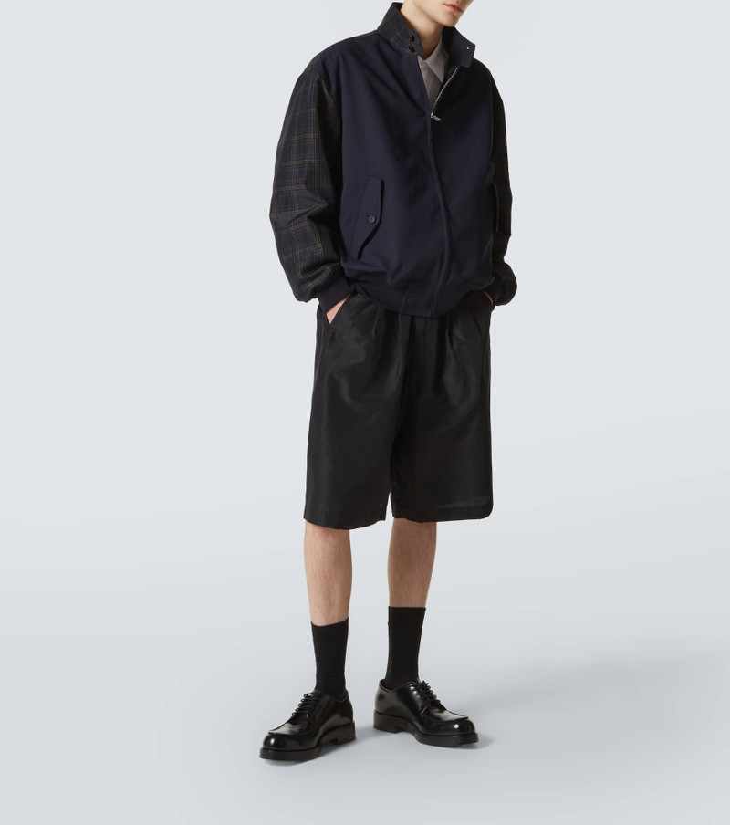 Comme des Garçons Homme Linen-blend twill blouson outlook