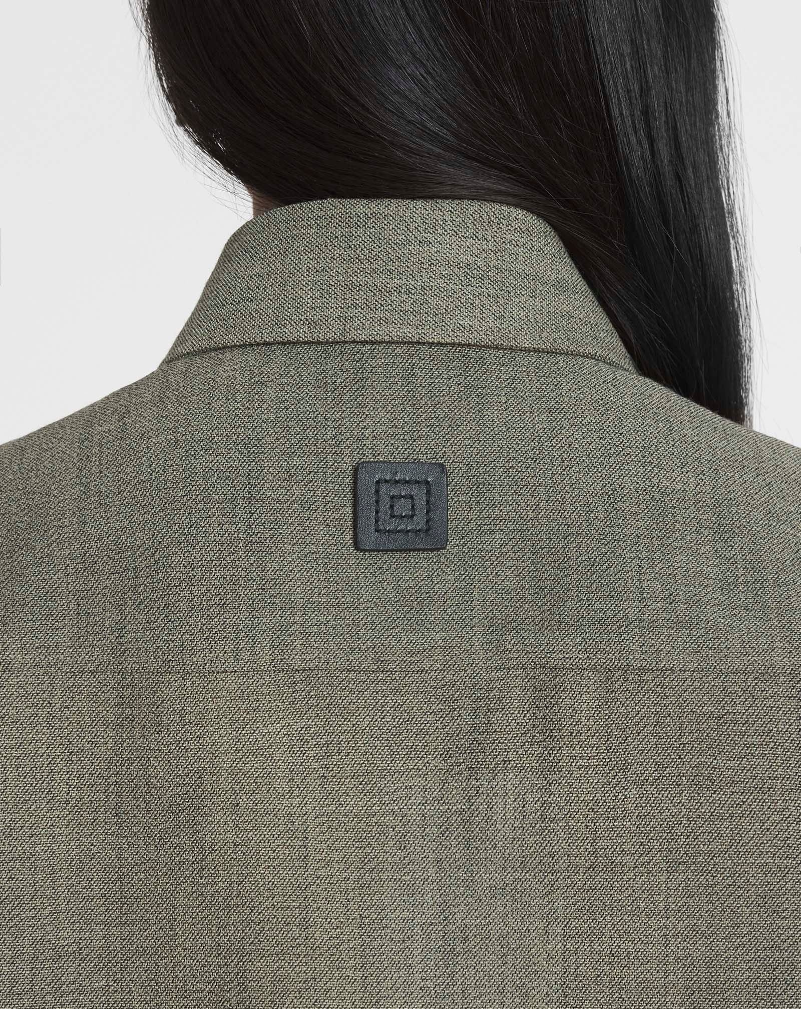 UNISEX SHORT WOOL OVERSHIRT - 9