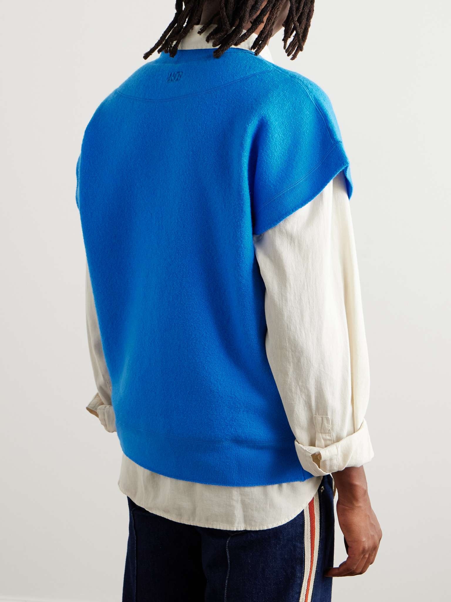Howard Appliquéd Wool Sweater Vest - 3