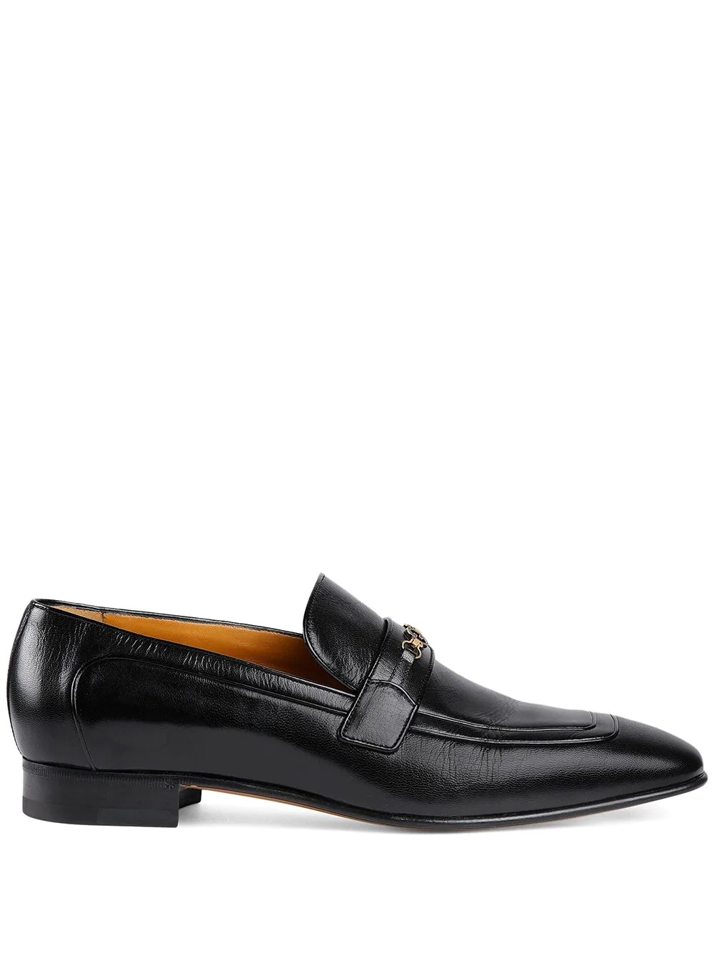 interlocking G leather loafers - 1