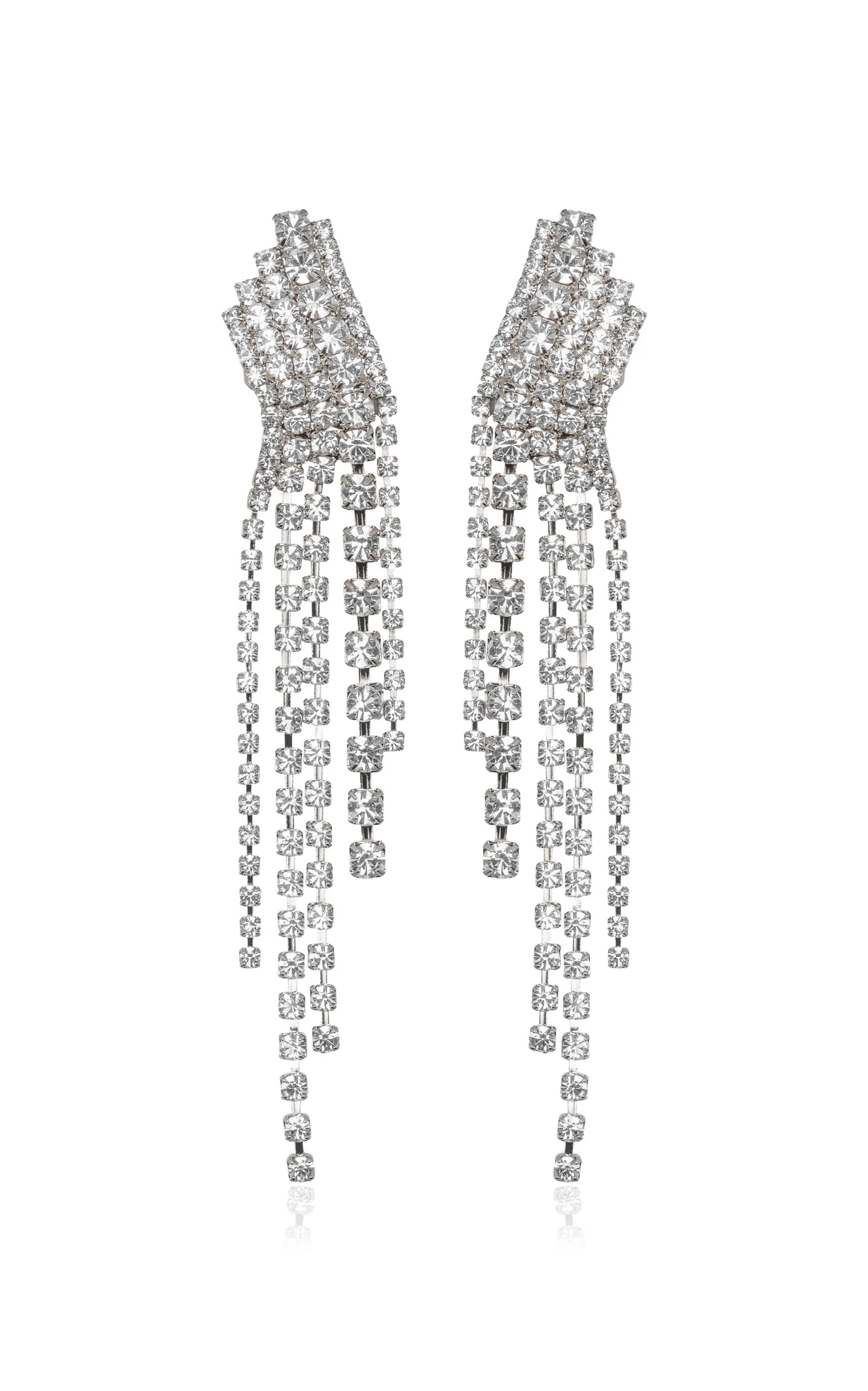 Zayla Crystal Earrings silver - 1