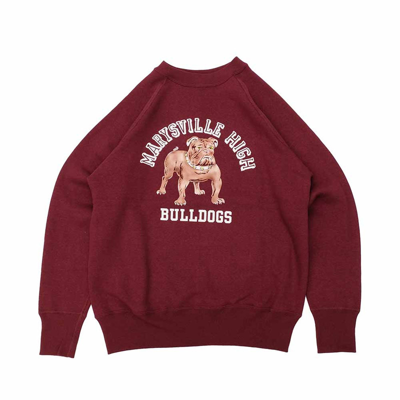 Warehouse & Co. Lot.409 - RAGLAN CREW SWEAT - MARYSVILLE HIGH - 409MAR-25 outlook