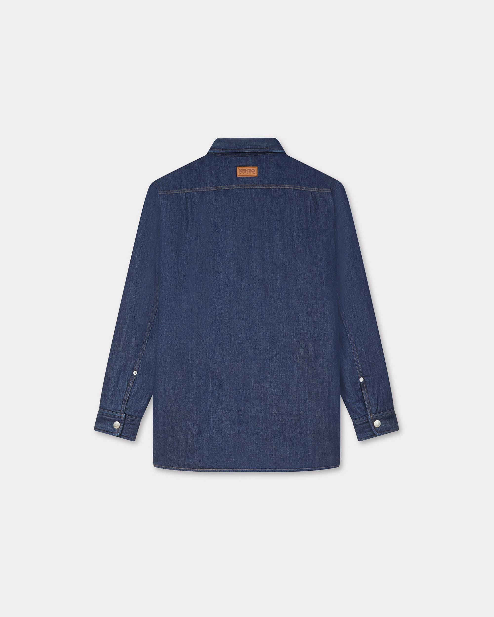 Padded overshirt in Japanese denim - 2