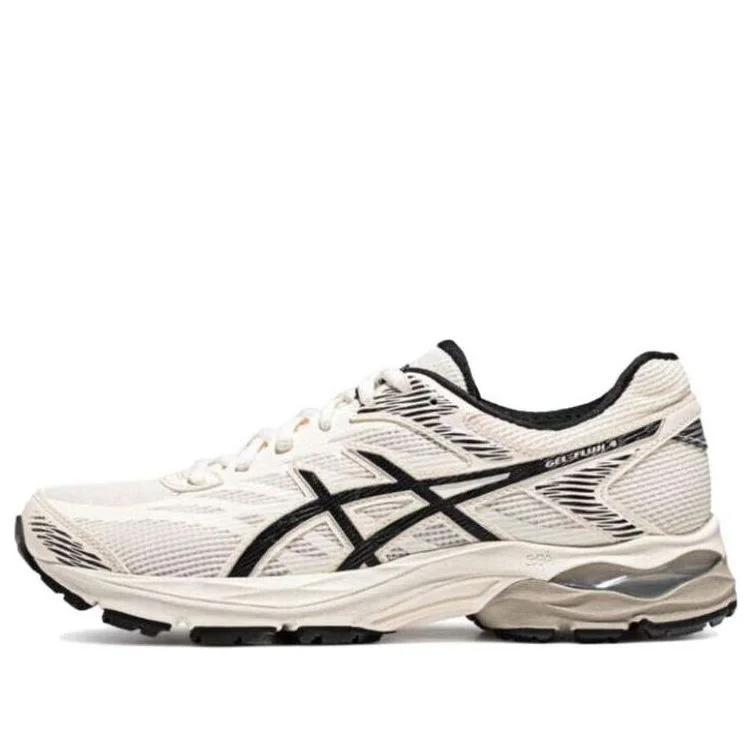 (WMNS) ASICS Gel-Flux 4 Marathon Running Shoes 'White Black' 1012B730-200 - 1