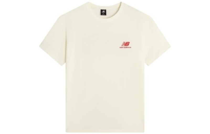 새로운 균형 캐주얼 로고 티 '화이트 레드' AMT22395-IV - 1