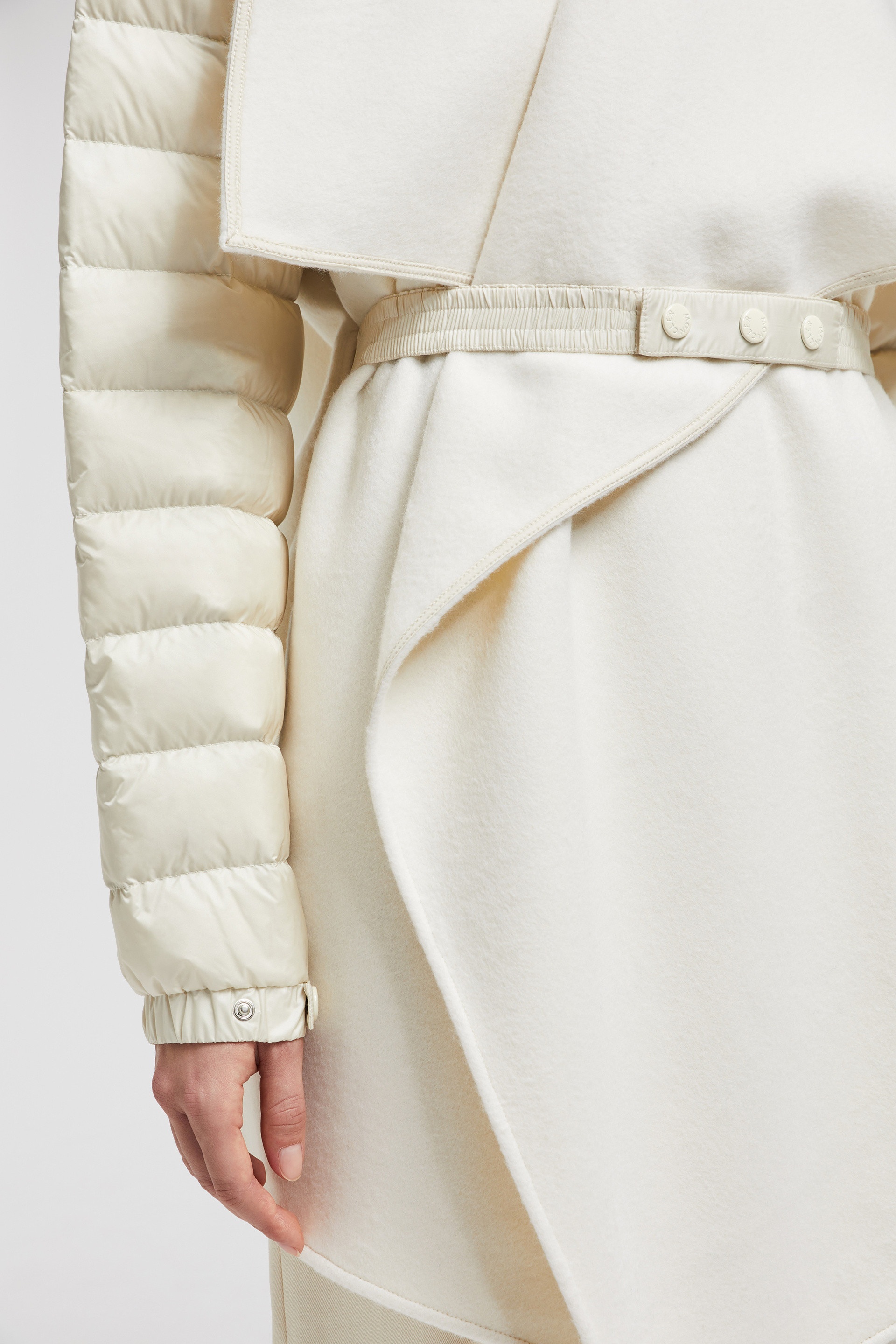 Padded Wool Felt Cape - 6