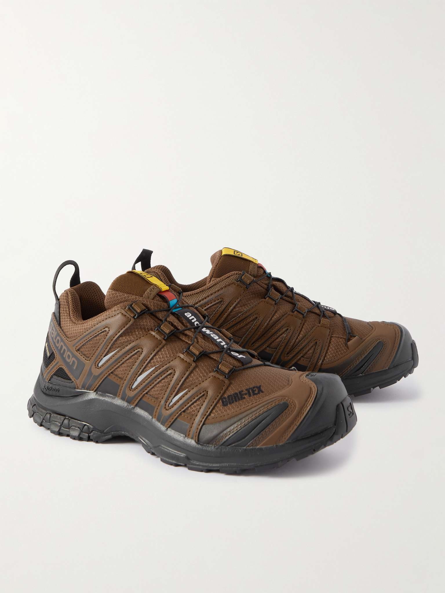 + Salomon XA PRO 3D Rubber-Trimmed GORE-TEX® Mesh Trail Running Sneakers - 4