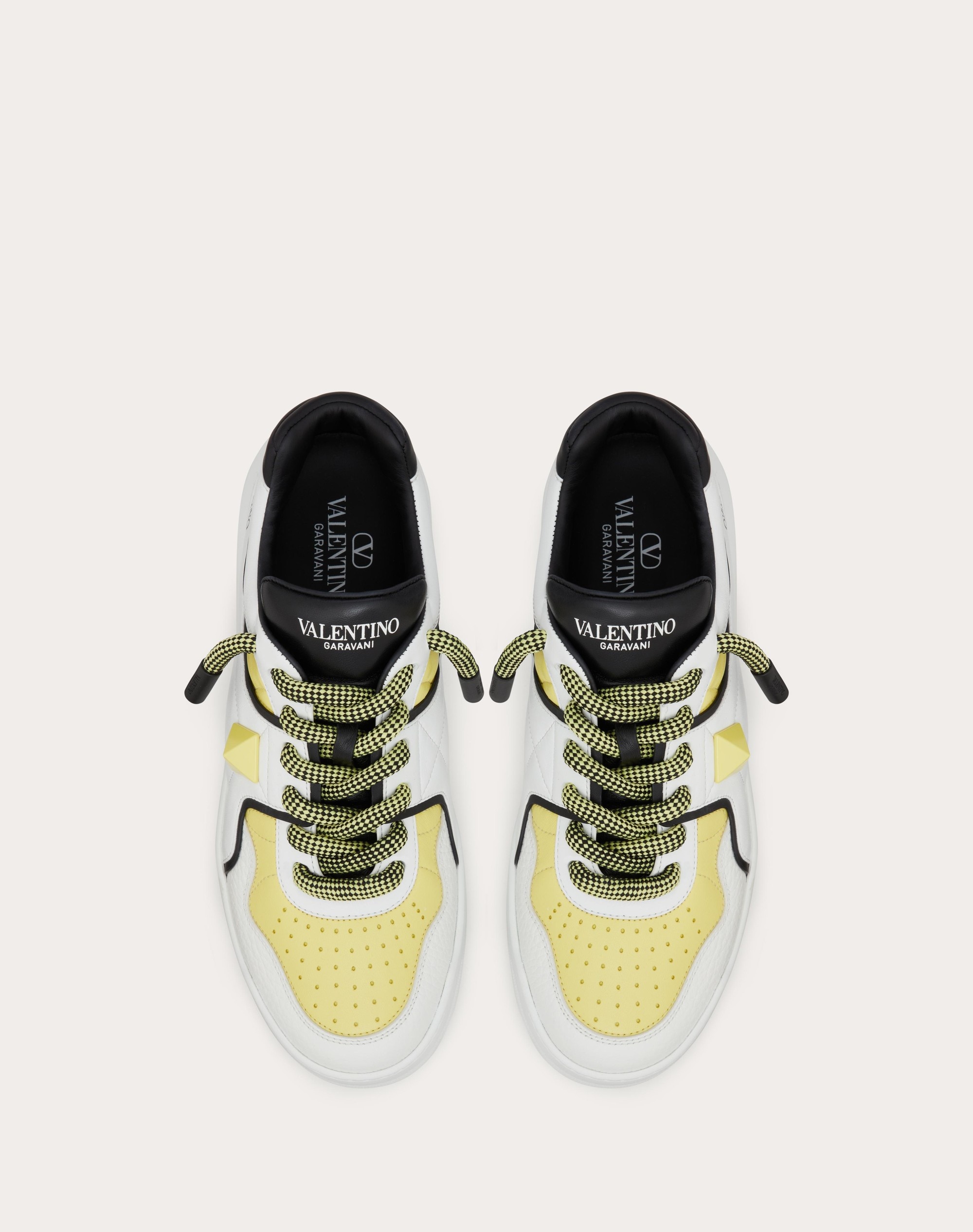 ONE STUD XL NAPPA LEATHER LOW-TOP SNEAKER - 4