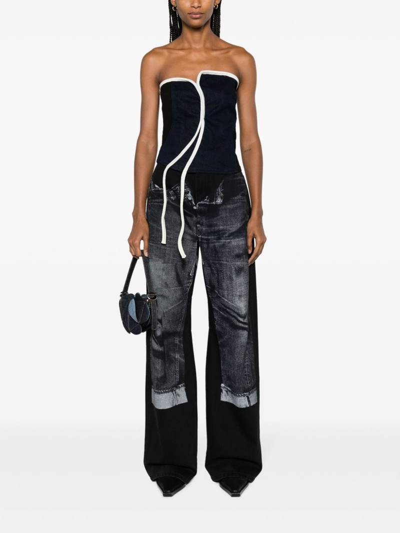 OTTOLINGER Triple panelled denim corset outlook