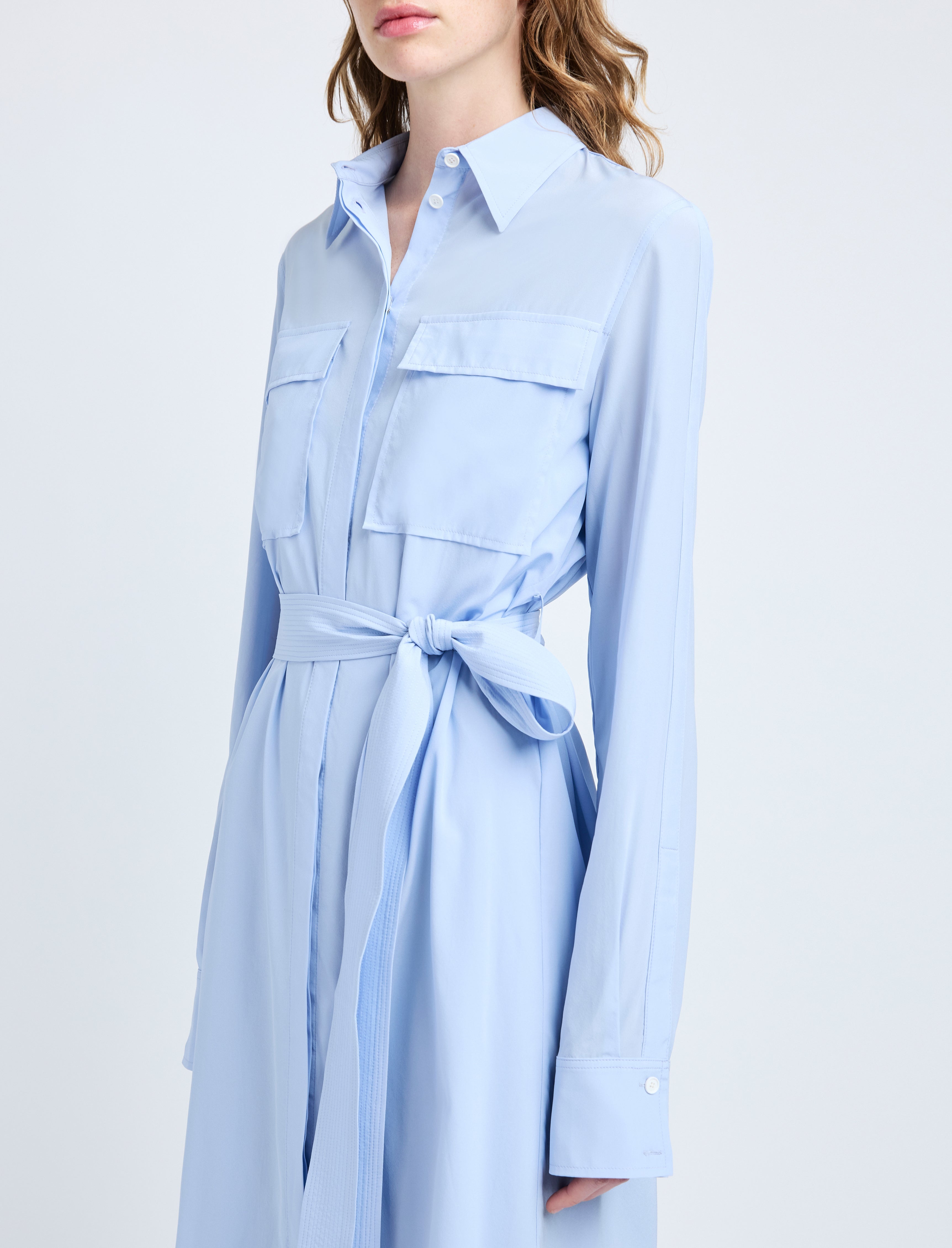 McKenna Dress in Stretch Silk Viscose - 5