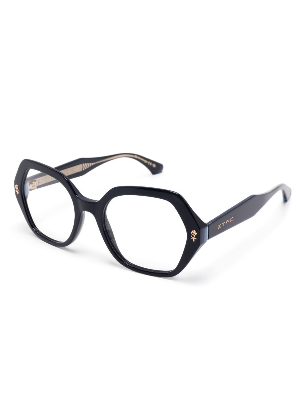 geometric-frame glasses - 2
