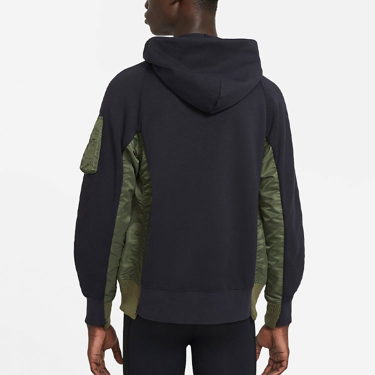 Nike x Sacai Hoodie 'Pitch Blue' CW2419-475 - 4