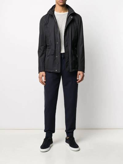 Herno hooded lightweight jacket outlook