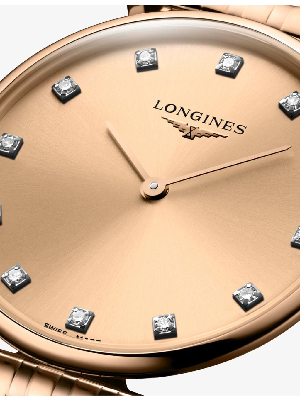 L4.512.1.90.8 La Grande Classique De Longines Red PVD-Coated and 0.081ct Diamond Quartz Watch - 4