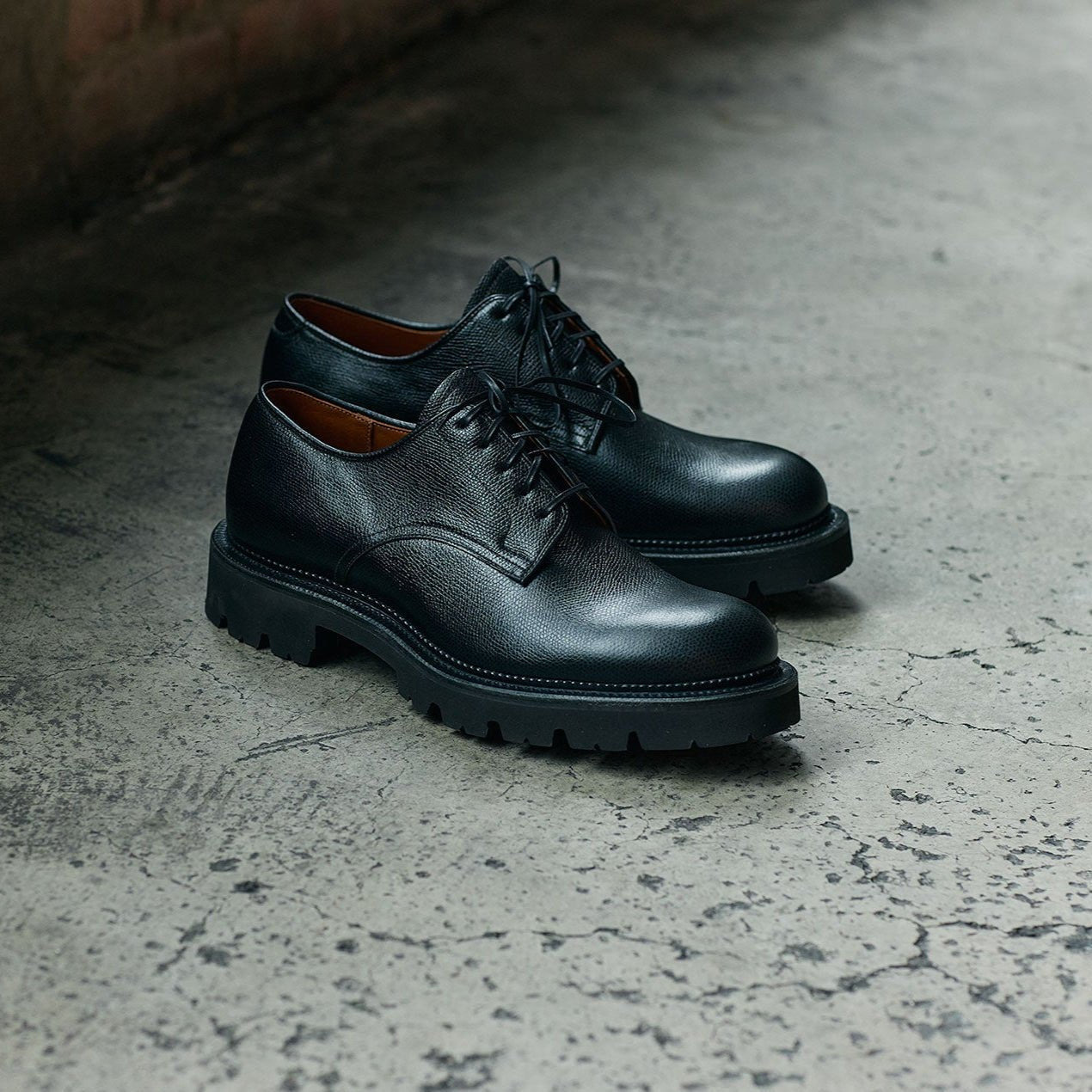 Rockland Blucher - Black Alpine Calf - 6