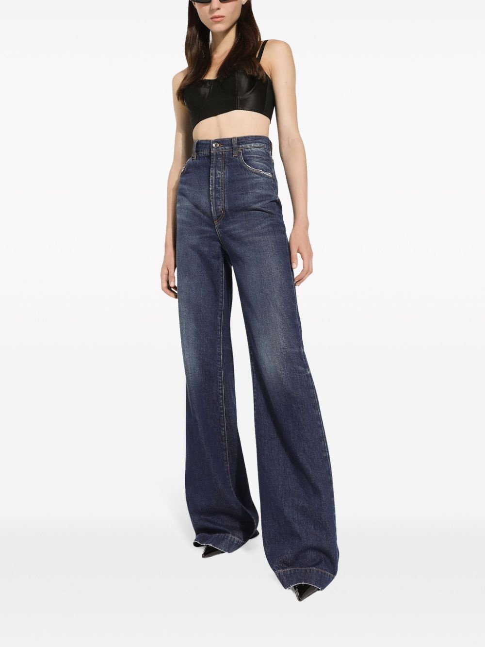 high-rise flared jeans - 2