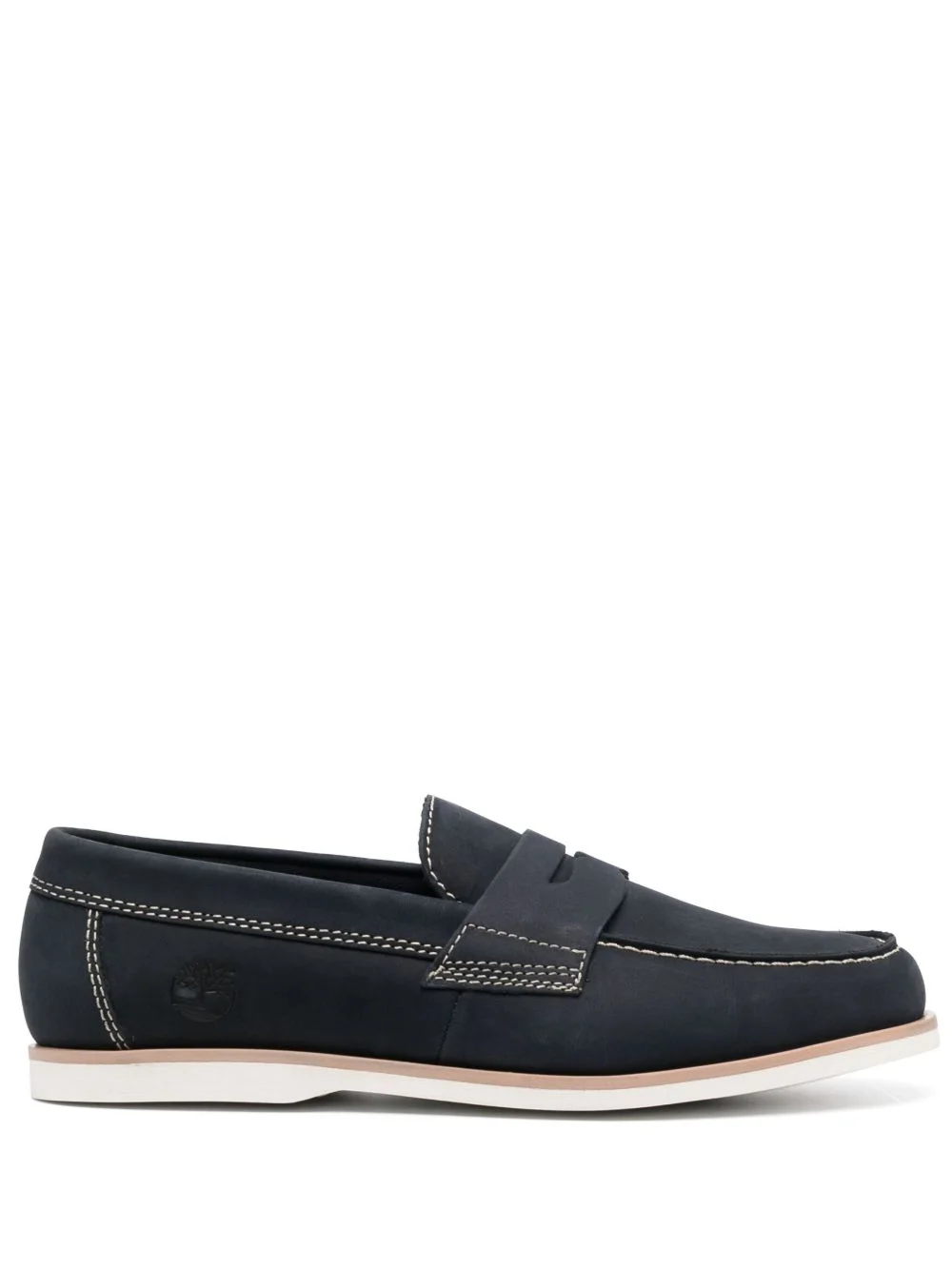 penny-slot leather loafers - 1