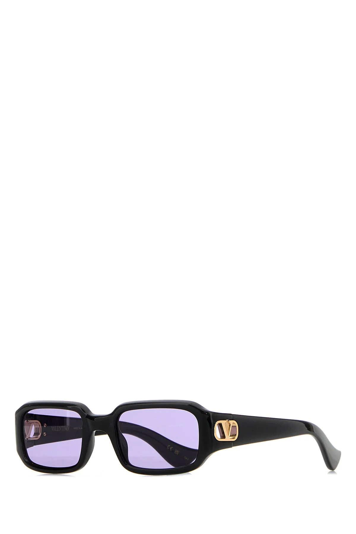 Black acetate sunglasses - 1