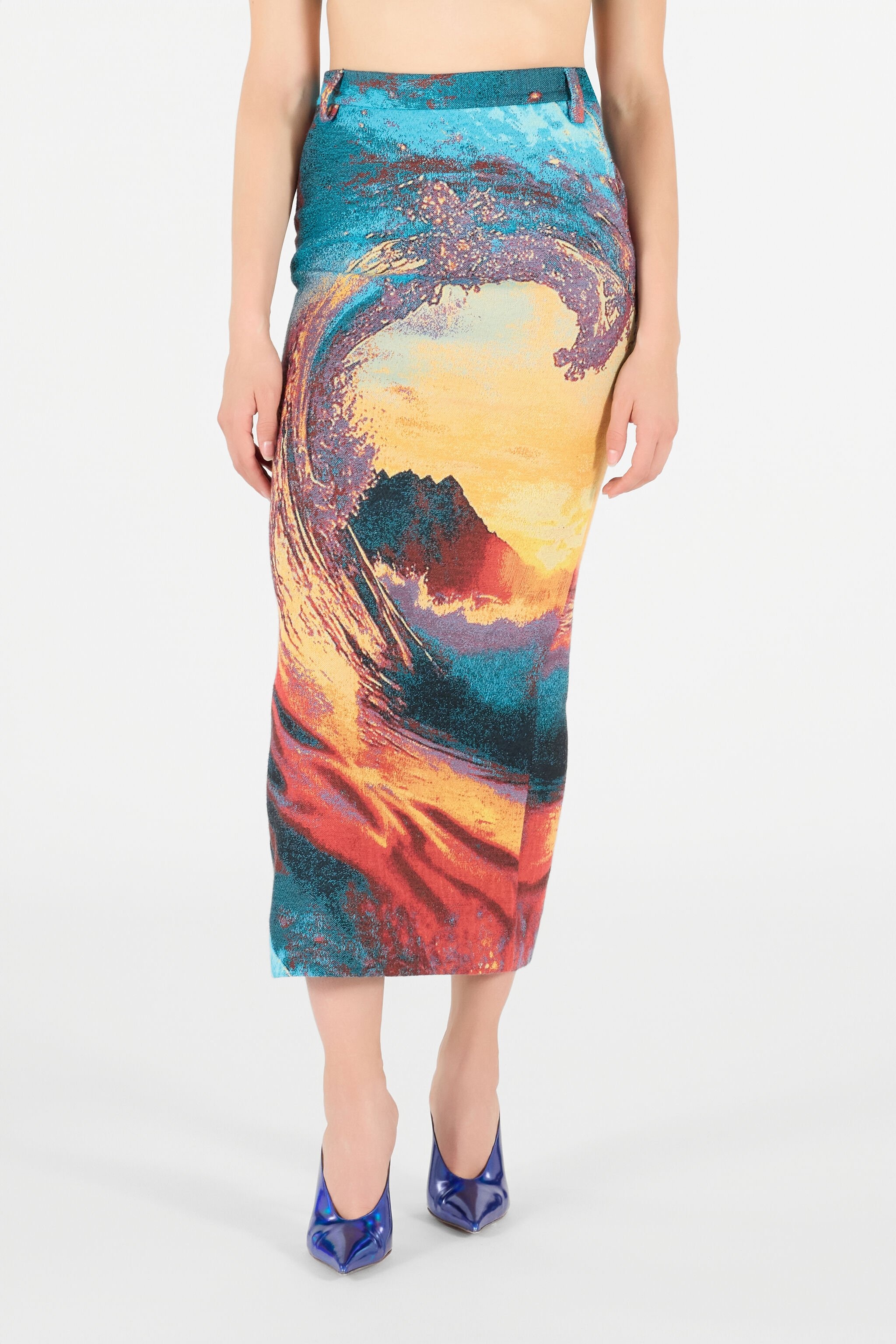 Itaca Print Skirt - 3