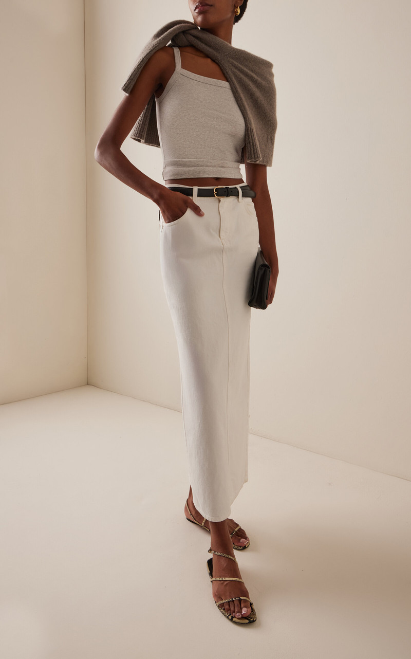 FLORE FLORE May Cotton Cami Top grey outlook