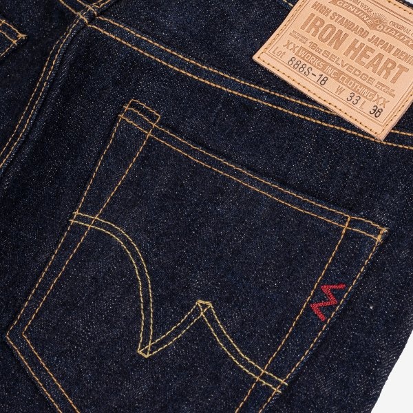 IH-888S-18 18oz Vintage Selvedge Denim Relaxed Taper Indigo - 5