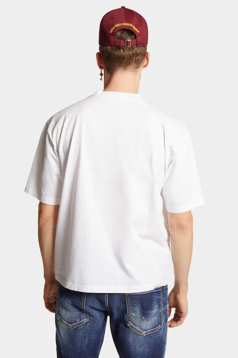 GOTHIC PRINT LOOSE FIT T-SHIRT - 4