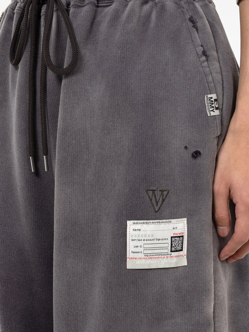 Maison MIHARAYASUHIRO Maison Mihara Yasuhiro Sun Faded Drawstring Track Pants outlook