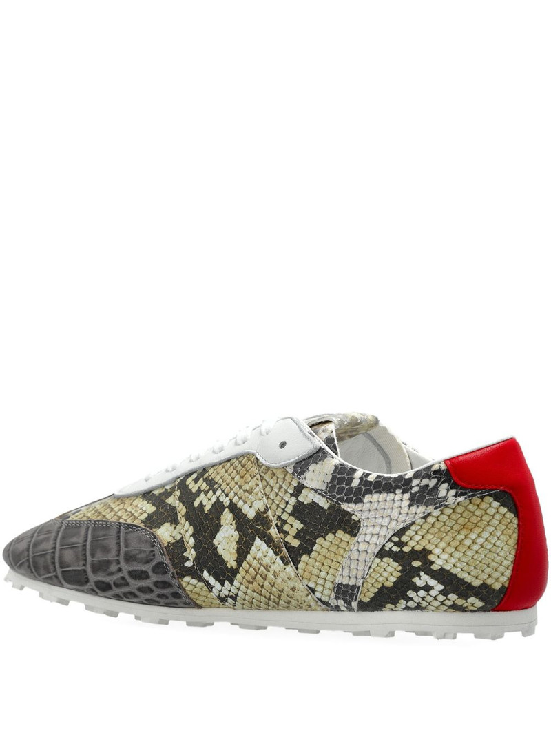 crocodile-effect sneakers 1