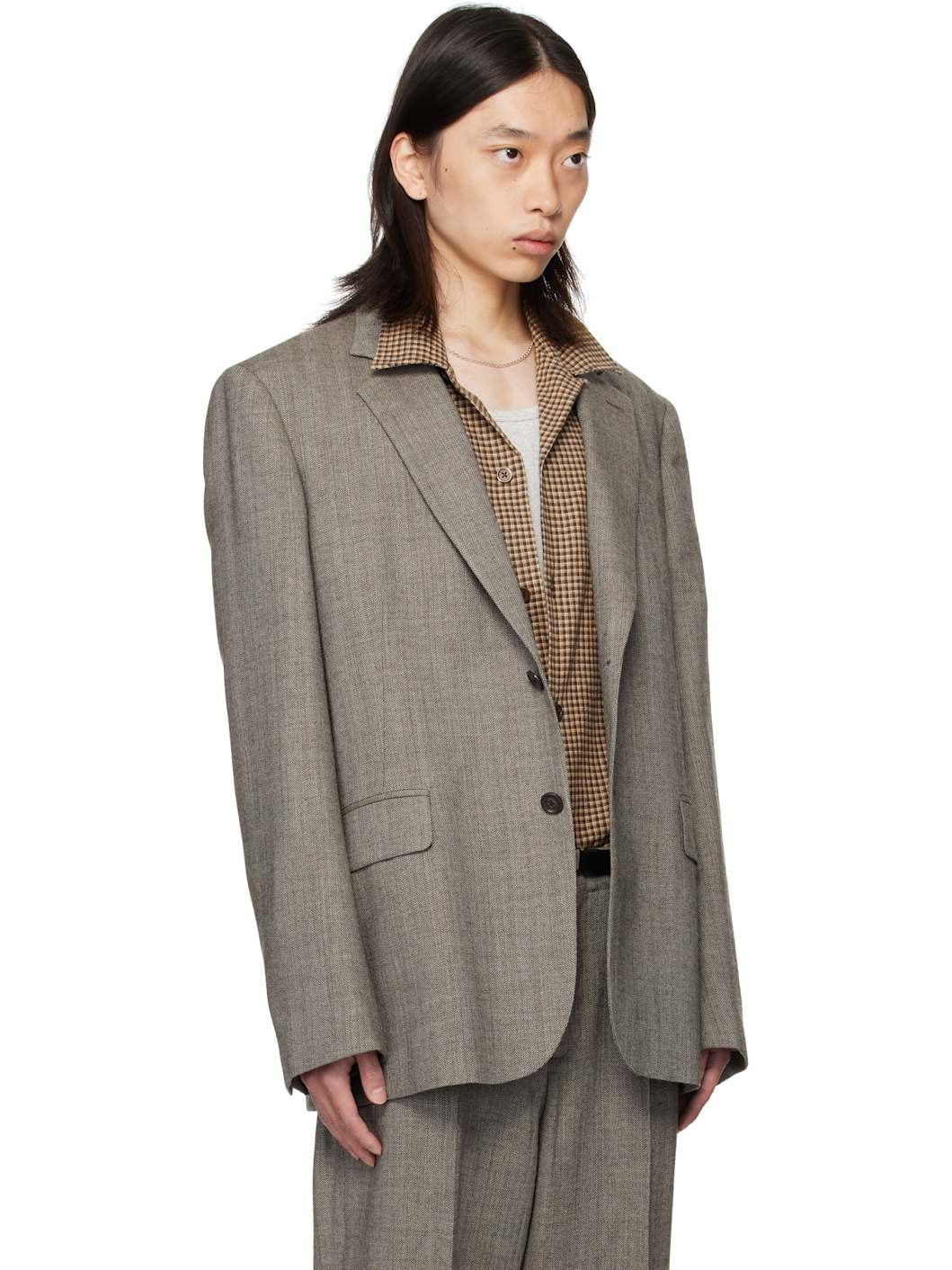 Brown Ceremony Blazer - 2