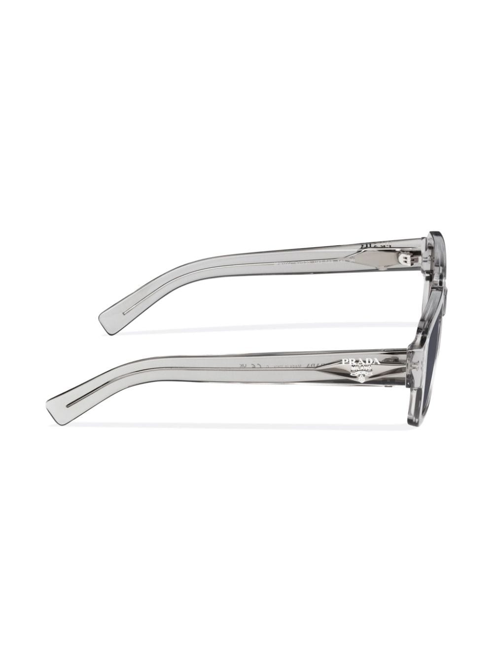 logo-detail rectangle-frame sunglasses - 3