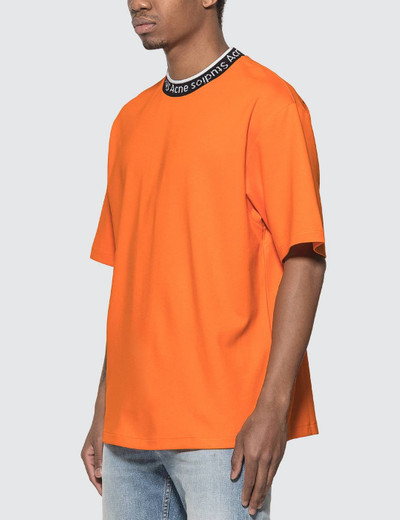 Acne Studios Logo Neck T-Shirt outlook