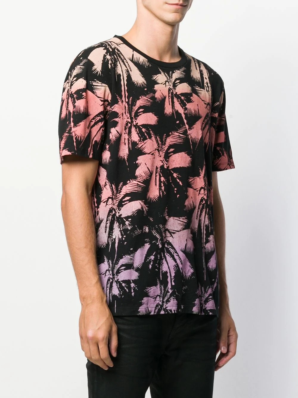 palm tree print T-shirt - 3