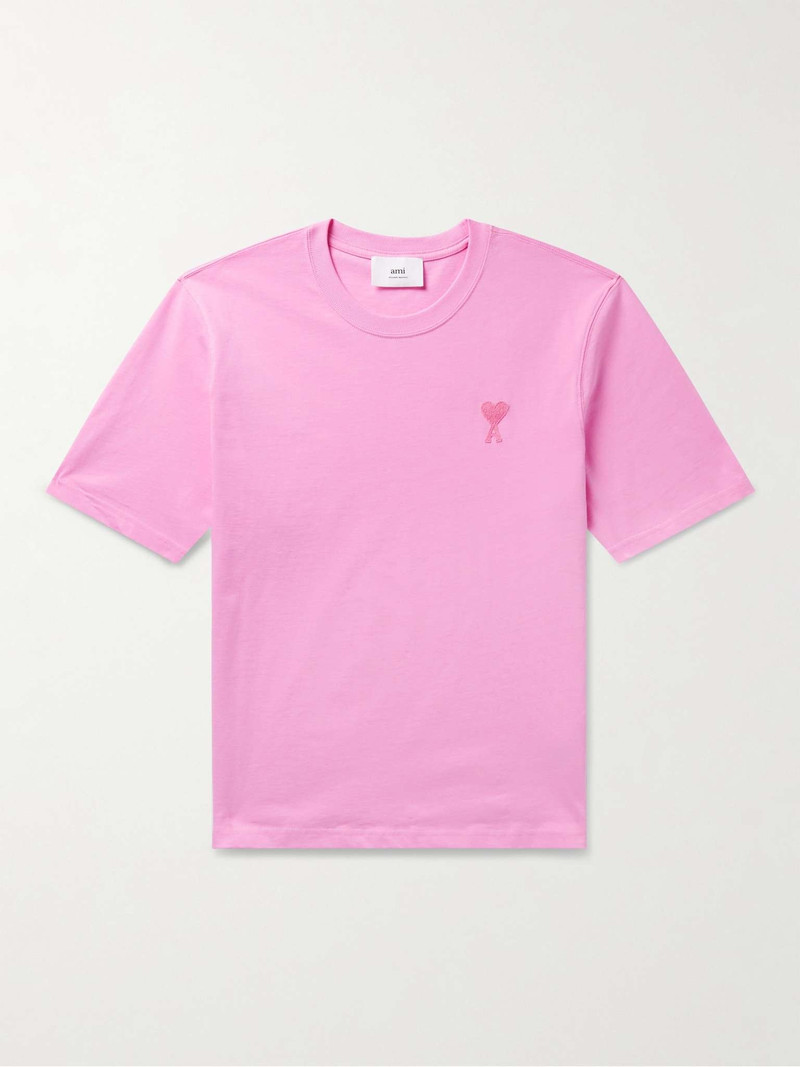 Logo-Embroidered Cotton-Jersey T-Shirt - 1