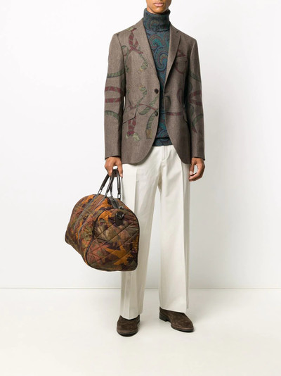 Etro Pegaso-print wool-blend blazer outlook