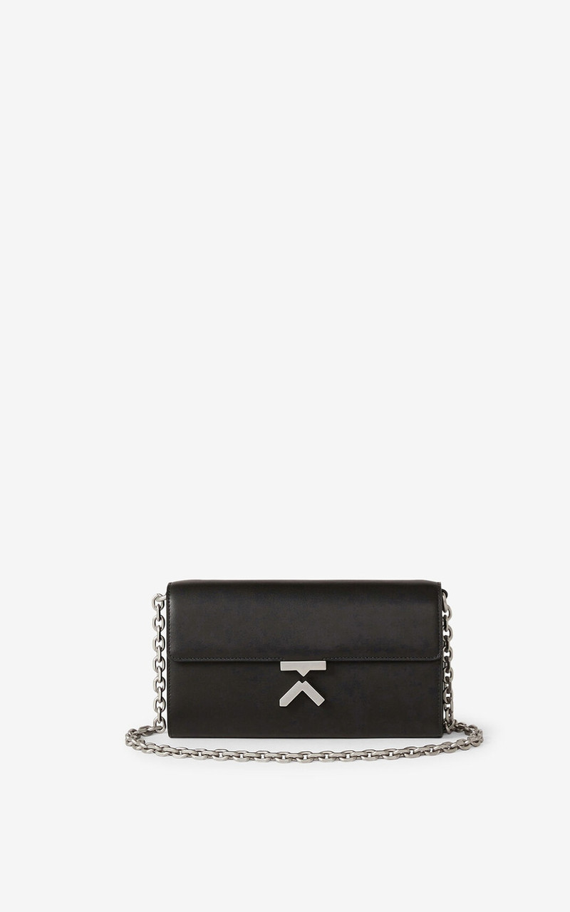 KENZO K leather chain wallet 1