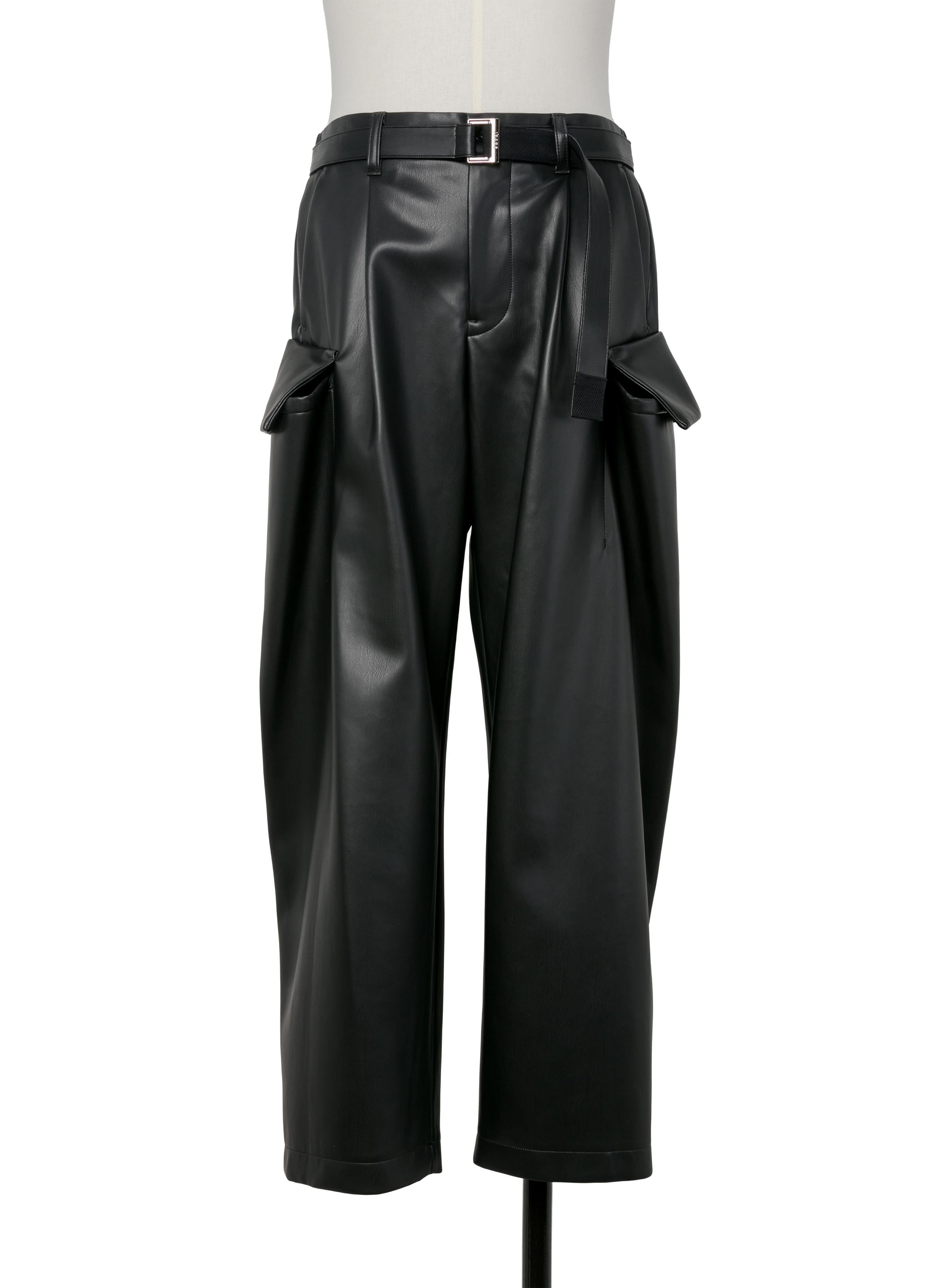 Faux Leather Pants - 3