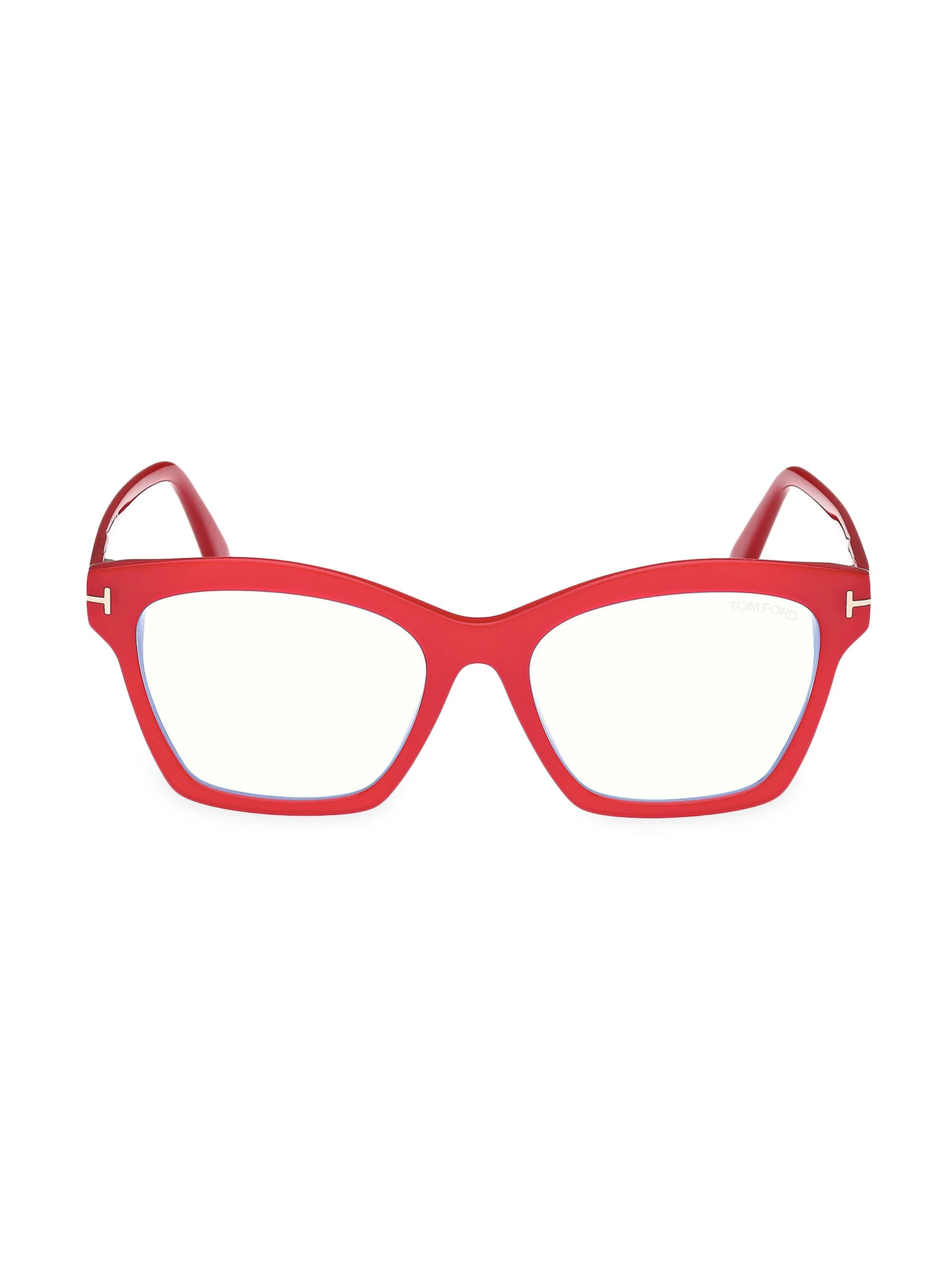 Women's 54MM Blue Block Optical Eyeglasses - Cherry Red - 1